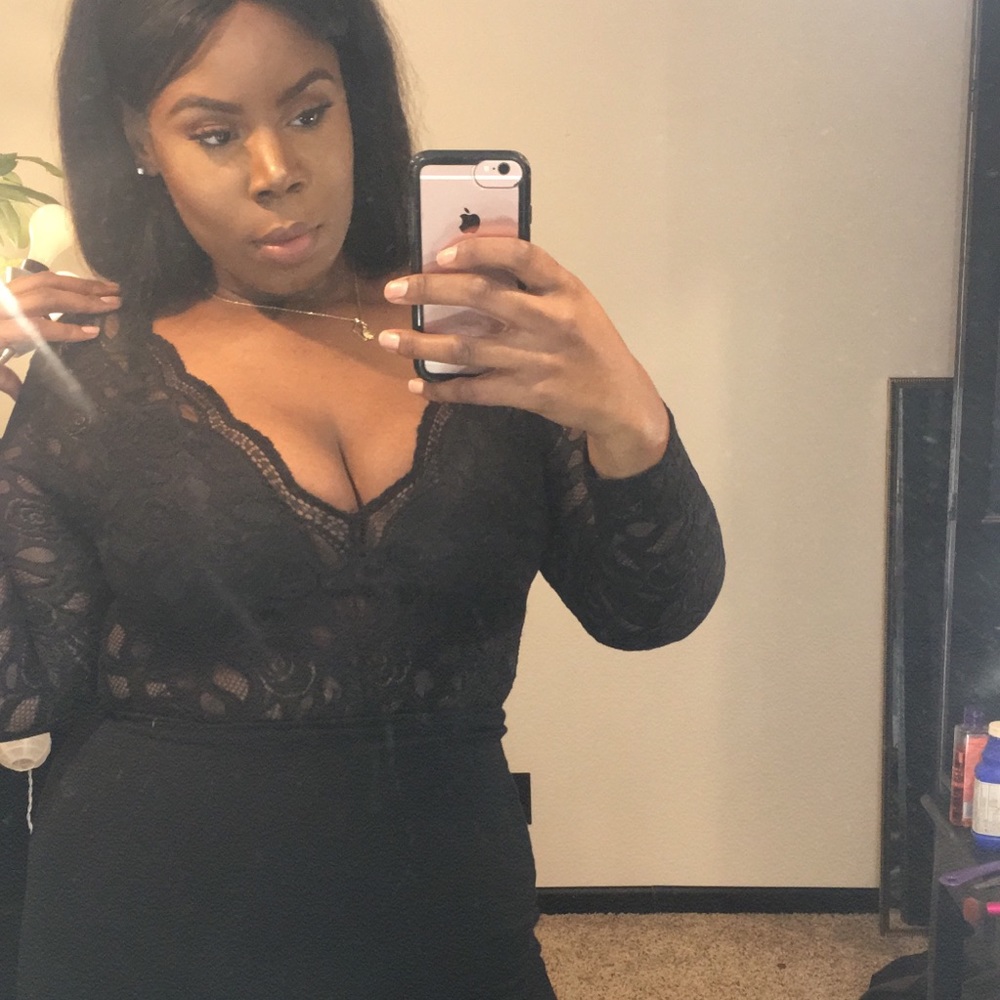 Plus size lace body suit by boohoo+
